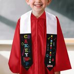 Personalised Classroom Theme Kindergarten Graduation Stoles Gown with Name and Grade Class of 2026 Graduation Gift for Kids