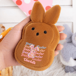 Personalisierte niedliche Hase Plüsch Münze Geldbörse mit Namen und Armband Ostern Korb Stuffers Ostern Party Favorit Geschenk für Kinder