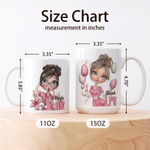 Mug en céramique avec nom et profession Cadeau d'appréciation de Pâques pour infirmière, infirmier, travailleur de la santé