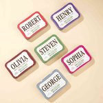 Gepersonaliseerd Altoids Tin Magnetic Mini Travel Chess Board Set met Naam Klein Draagbaar Zakspel Camping Verjaardagscadeau voor Schaakliefhebbers