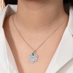 Personalised Baby Birth Stats Honeycomb Necklace with Birthstone Newborn Birth Announcement Christmas Mother's Day Gift for New Mom