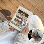 Personalized Cartoon Character Retro Books Portable  Kindle Case with Name Daily Use Birthday Gift for Book Lovers Bookworms