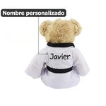 Oso de peluche personalizado con uniforme de taekwondo regalo especial de cumpleaños para niños o para amantes del taekwondo