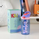 Personalisierte Name Wasserflasche für Camping Tag Betätigung im Freien Outdoor Schulanfang Geschenk für Kinder Jungen Mädchen