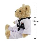 Oso de peluche personalizado con uniforme de taekwondo regalo especial de cumpleaños para niños o para amantes del taekwondo