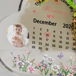 Gepersonaliseerde De Dag Je Werd Mijn Mama Kalender Hart Acryl Plaquette met Foto Home Decoratie Moederdag Verjaardagscadeau voor moeder kinderen