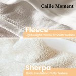 Callie Moment Personalized Watercolor Floral Cross Soft Throw Blanket with Name and Text Christmas Birthday Baptism Gift for Christian Friend