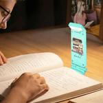 Personalized Vintage Book Cartoon Rechargeable 3 Color LED Book Light Clip with Name Daily Use Birthday Gift for Students Bookworms