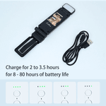 Personalized Vintage Book Cartoon Rechargeable 3 Color LED Book Light Clip with Name Daily Use Birthday Gift for Students Bookworms