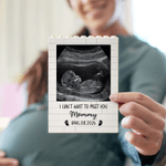 Puzzle de bloc personnalisé avec photo et textes - Cadeau de la fête des Mères pour les futures mamans