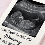 Puzzle de bloc personnalisé avec photo et textes - Cadeau de la fête des Mères pour les futures mamans