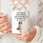 Personalizzato 1-3 Pet foto Paw Print 11 oz 15 oz tazza di ceramica con nomi uso quotidiano regalo di compleanno per l'amante del proprietario dell'animale domestico