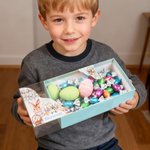 Boîte cadeau Pâques personnalisée avec nom et motif de lapin - Usage quotidien - Cadeau Pâques pour enfants