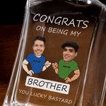 Decantador de Whisky Personalizado con Cara y Caricatura de Personaje con Nombre y Texto Regalo de Cumpleaños para Hombres Amantes del Whisky