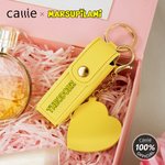 Cartone animato personalizzato Marsupilami Portachiavi con nome e specchio a forma di cuore Regalo di compleanno da damigella d'onore per donna | Callie × Marsupilami®