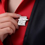 Personalisierte Graduation Cap Scroll Brosche Pin mit Namen und Jahr Graduierung Saison Geschenk für Absolventen