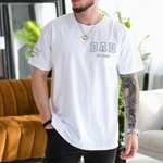 Personalized Faux Embroidered Heart on Sleeve T-Shirt Sweatshirt Hoodie with Est Year and 1-5 Kid Names Father's Day Gift for Dad Grandpa