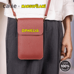 Personlig Marsupilami med lång svans Namn Crossbody Plånbok med transparent pekskärm Födelsedagspresent för kvinnor | Callie × Marsupilami®