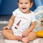 T-shirt Onesie pour Bébé 100% Coton Personnalisé avec Nom Cadeau de Fête des Pères pour Nouveau-né Nouveau Papa