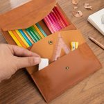 Personalizado Efecto Nácar Nacimiento Flor PU Cuero A5 Sketchbook Cubierta Uso diario al aire libre Sketching Regalo para Artistas Pintores