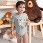 Biberon et chope de bière personnalisés T-shirt 100% coton et pyjama avec texte Cadeau d'anniversaire de la fête des pères pour le papa d'un enfant