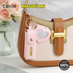 Cartone animato personalizzato Marsupilami Portachiavi con nome e specchio a forma di cuore Regalo di compleanno da damigella d'onore per donna | Callie × Marsupilami®