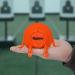 Henkilökohtainen Bright Orange Clay Pigeon figuuri nimi numero Desk Decor syntymäpäivälahja pojille Miehet ampumaurheilun harrastajille