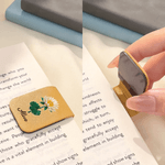Personalisierter magnetischer Lesezeichen-Clip | mit Geburtsblume und Namen | Lesezubehör | Geburtstagsgeschenk für Buchliebhaber Bücherwürmer