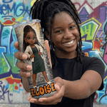 Personalized Cartoon Character Graffiti Style 20 oz Straight Skinny Tumbler Back to School Daily Gift for Kids Graffiti Lovers