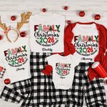 Personalised Family Christmas Making Memories Together T-shirt Sweatshirt Baby Onesie Christmas Gift for Mother Father Kids