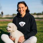 Personalized Embroidered 1-3 Pet Portrait Soft T-shirt Sweatshirt Hoodie with Names Holiday Birthday Gift for Pet Lover Owners