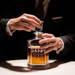 Personalised Family Photos Whiskey Decanter with 1-6 Names Father's Day Anniversary Gift for Dad
