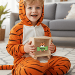 Personalized Cute Animal Wooden Clear Piggy Bank Money Box with Name Birthday Gift for Kids