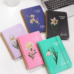 Personalisierte Geburt Blume 2026 Planer A5 Spirale Notebook mit Namen und wöchentliche monatliche Planer Seiten Geburtstag Geschenk für Familie Freunde