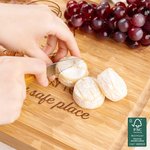 Personalised Engraved Photo Design FSC Bamboo Charcuterie Cutting Board with Text and Juice Groove Kitchen Decor Housewarming Gift for Family Friend
