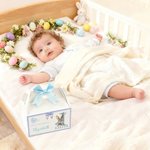 Personalized Cute Easter Bunny Bow Gift Box with Handle and Name Easter Party Gift for Boys Girls