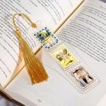 Marque-page acrylique avec pompon Cadeau d'anniversaire pour les amis et la famille