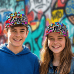 Gepersonaliseerde Graffiti stijl Baseball Cap met naam Dagelijks gebruik Verjaardagscadeau voor kinderen