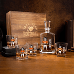Carafe à whisky personnalisée avec nom gravé Fête des pères Cadeau d'anniversaire pour père amis barmen