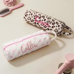Personalised Large Capacity Hair Tools Storage Bag with Embroidered Name and Handle Travel Essentials Birthday Gift for Women Hairdressers