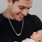 Collar personalizado de acero inoxidable con bloques de 1 a 10 nombres grabados estilo minimalista regalo del Día del Padre para papá y abuelo
