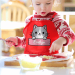 Personalized Cute Animal Adjustable Kid Apron Chef Hat Set with Pocket and Name for Cooking Birthday Gift for Boys Girls