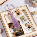 Marque-page acrylique avec pompon Cadeau d'anniversaire pour les amis et la famille