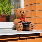 Comedero para pájaros personalizado de resina de oso con nombre y texto grabados Aborto espontáneo Bebé Regalo conmemorativo para padres