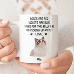 Gepersonaliseerde Cartoon Hond Kat Afdruk 11 oz 15 oz Keramische Mok met 1-3 Namen Dagelijks Gebruik Verjaardagscadeau voor Huisdierbezitter Lover