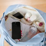 Borsone da viaggio personalizzato a fiori di grande capacità con nome e tracolla regolabile Regalo di compleanno per le ragazze
