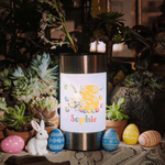 Linterna solar de jardín personalizada con nombre e inicial de conejito de huevo para uso diario Regalo de Pascua para la familia y los niños 6