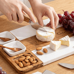 Nome inciso personalizzato Set di sottobicchieri in marmo 11 pezzi con ciotola in ceramica Regalo di compleanno e anniversario per amici di famiglia