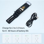 Personalised Book Birth Flower LED Rechargeable Light Clip with Name Reading Accessory Daily Use Birthday Gift for Book Lovers Bookworms