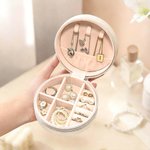 Personalised Macaron Jewellery Box with 3D Cream Style Name Travel Accessory Birthday Gift for Women Patissier Dessert Lovers
